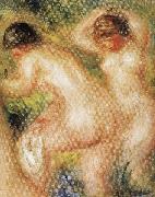 Pierre Renoir Seated Nude (detail) oil on canvas